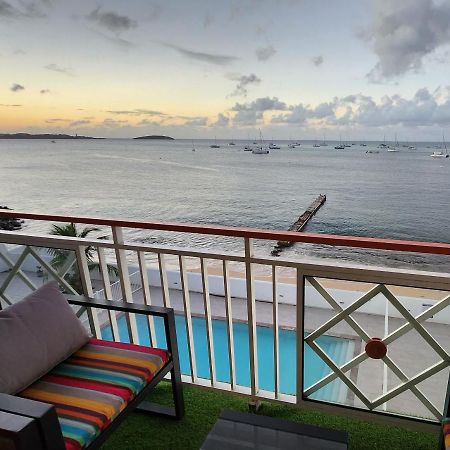 Beau Duplex Vue Mer Avec Piscine Et Acces Plage Marigot  Exterior foto